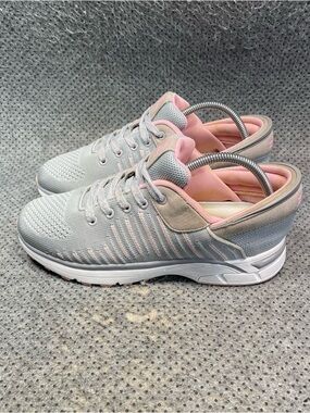 Zeba Hands Free Gray Pink Slip On Shoes Size 10 Women’s